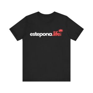 Estepona Life White Logo Tee